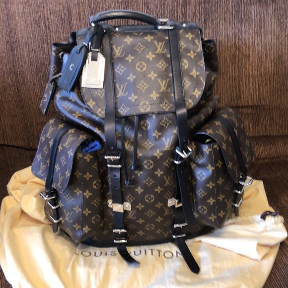 Louis Vuitton Christopher Backpack Macassar (M92295) RARE!  2004 Original - Picture 7 of 17